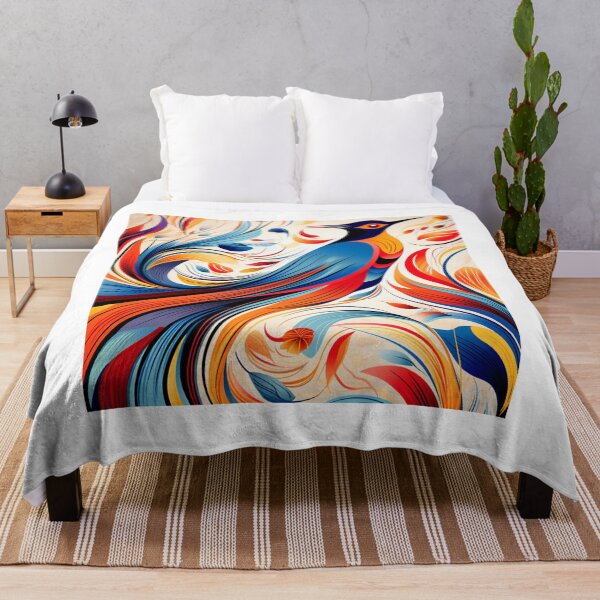 Item preview, Beauty abstract bird pattern designed and sold by SmileshareShop.