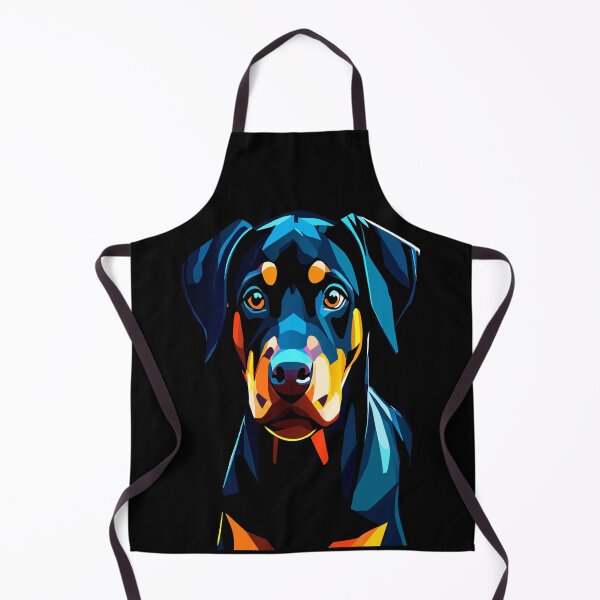 Item preview, Portrait of Dobermann Puppy,Starry Pup Portrait designed and sold by AgarutanPrint.