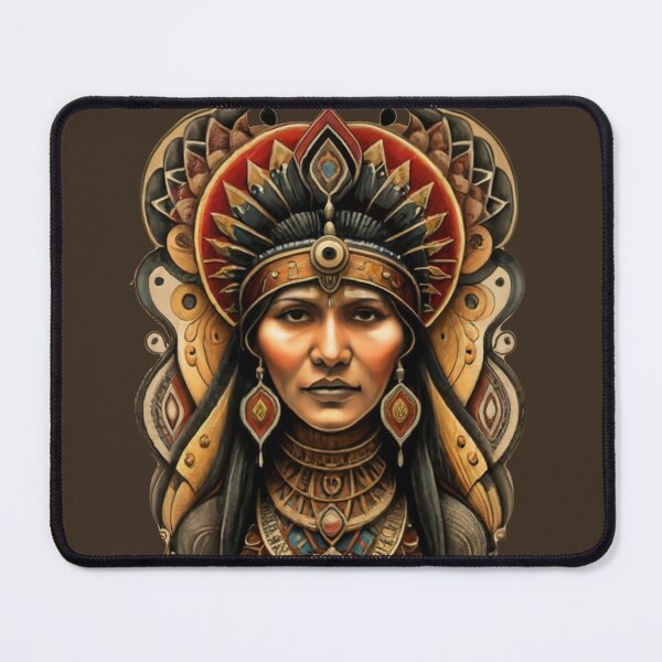 Item preview, Tribal Mandala of Apache Woman designed and sold by NiRia Spot.
