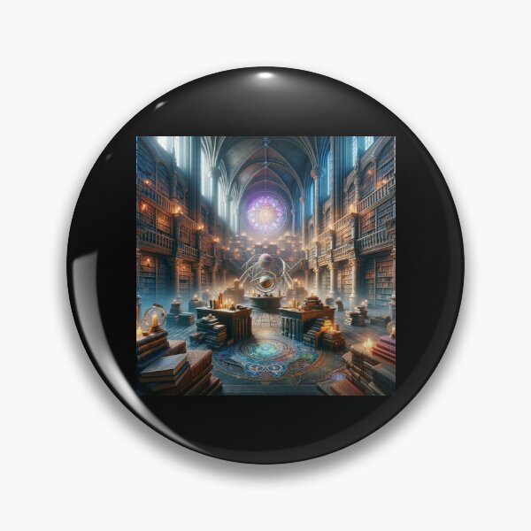 Item preview, Mystical Ancient Library Art designed and sold by BestArtByArvind.