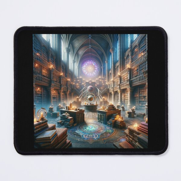 Item preview, Mystical Ancient Library Art designed and sold by BestArtByArvind.