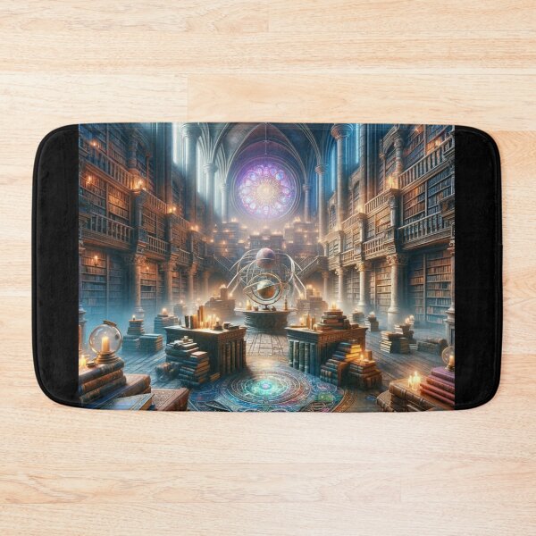Item preview, Mystical Ancient Library Art designed and sold by BestArtByArvind.