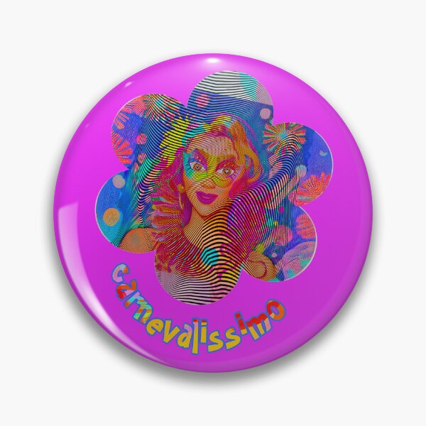 Item preview, Carnevalissimo pink - we celebrate carnival, carnival, loud and colorful designed and sold by kikidu21.