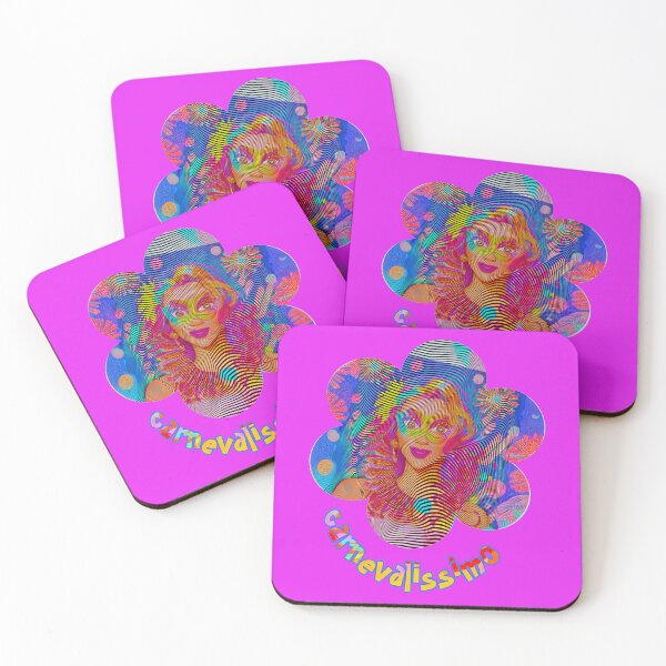 Item preview, Carnevalissimo pink - we celebrate carnival, carnival, loud and colorful designed and sold by kikidu21.