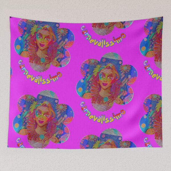 Item preview, Carnevalissimo pink - we celebrate carnival, carnival, loud and colorful designed and sold by kikidu21.