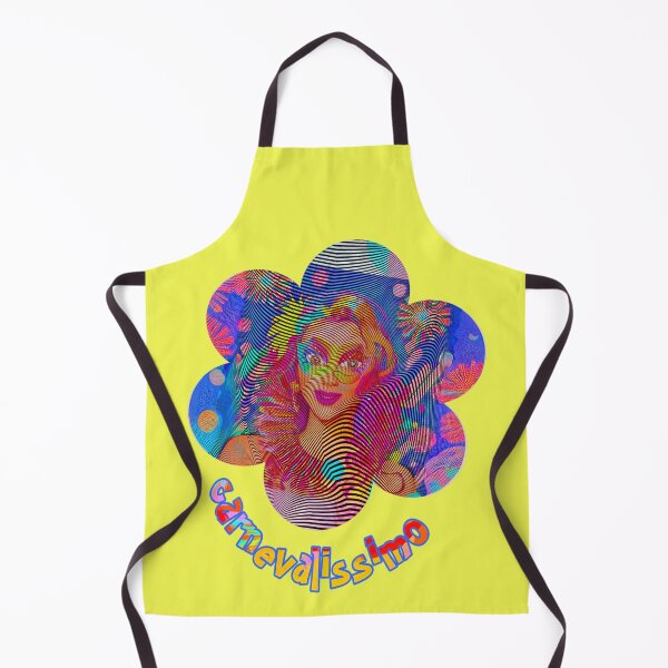 Item preview, Carnevalissimo yellow - we celebrate carnival, carnival, loud and colorful designed and sold by kikidu21.