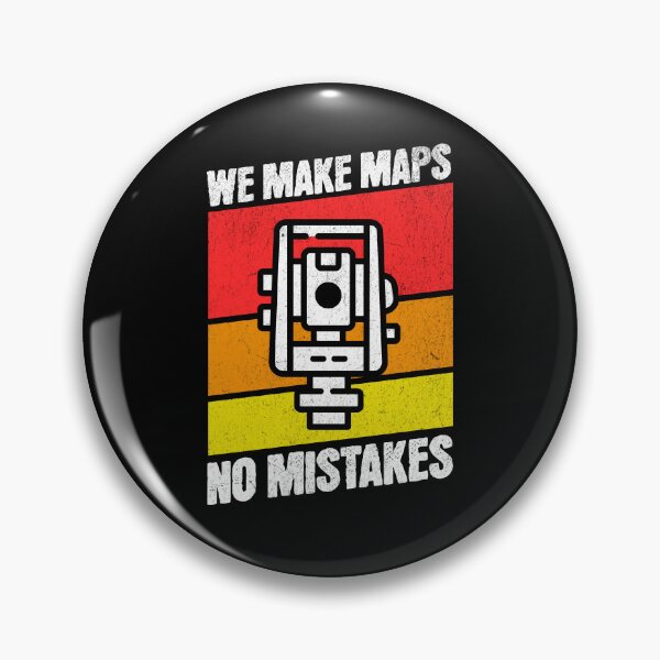Item preview, Surveyor Land Surveying Gift cartographer Funny We Make Maps No Mistakes vintage  designed and sold by HosvPrint .s.