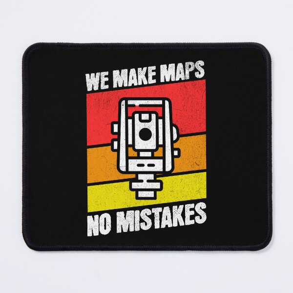 Item preview, Surveyor Land Surveying Gift cartographer Funny We Make Maps No Mistakes vintage designed and sold by HosvPrint .s.