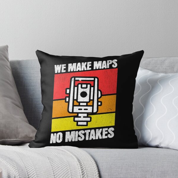 Item preview, Surveyor Land Surveying Gift cartographer Funny We Make Maps No Mistakes vintage  designed and sold by HosvPrint .s.