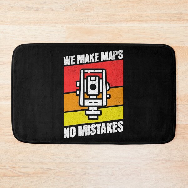 Item preview, Surveyor Land Surveying Gift cartographer Funny We Make Maps No Mistakes vintage  designed and sold by HosvPrint .s.