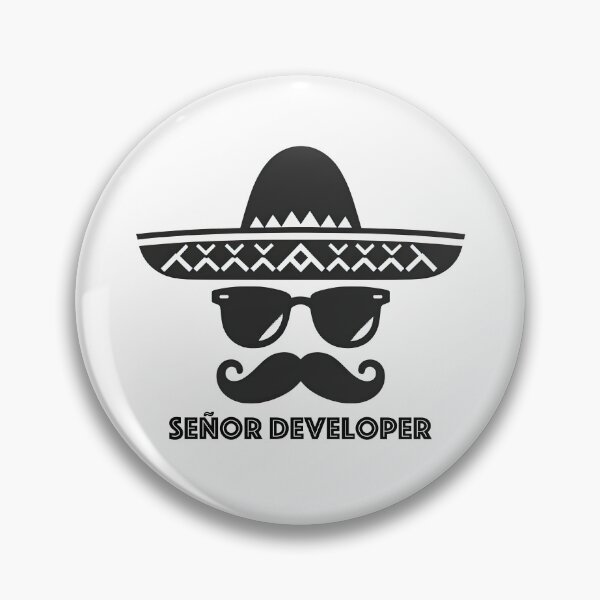 Item preview, Señor Developer: Elegance in Code designed and sold by TuringTacoTales.