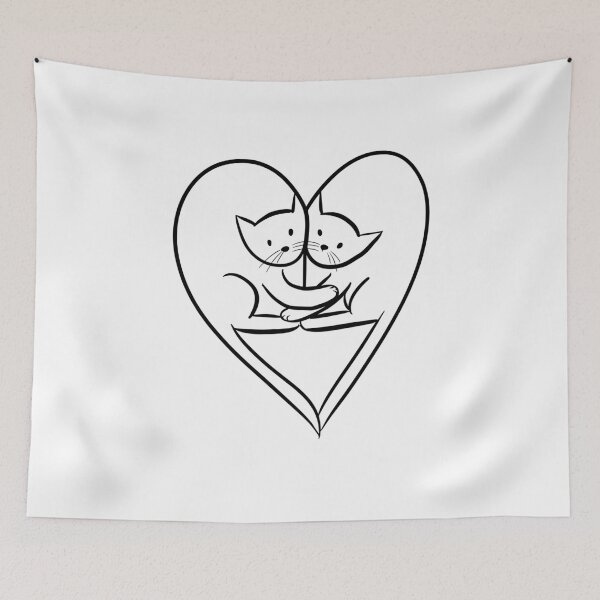 Item preview, heart made of cats designed and sold by jkrphoto.