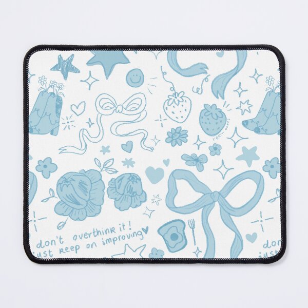 Item preview, Blue doodles designed and sold by reembakes.