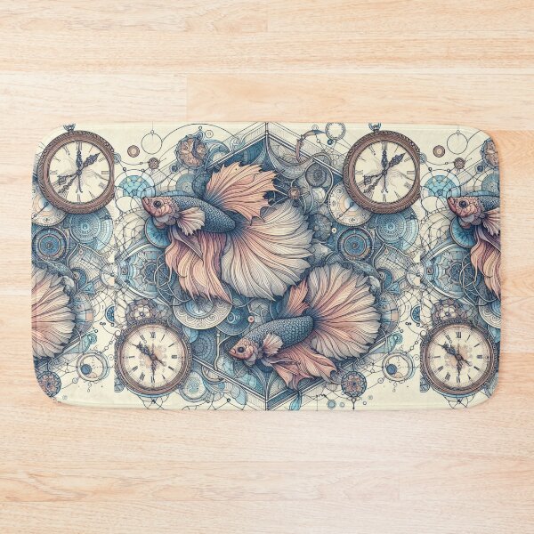 Item preview, Betta Fish Baroque Style betta Pet Gears designed and sold by CoffeeIsATrip.