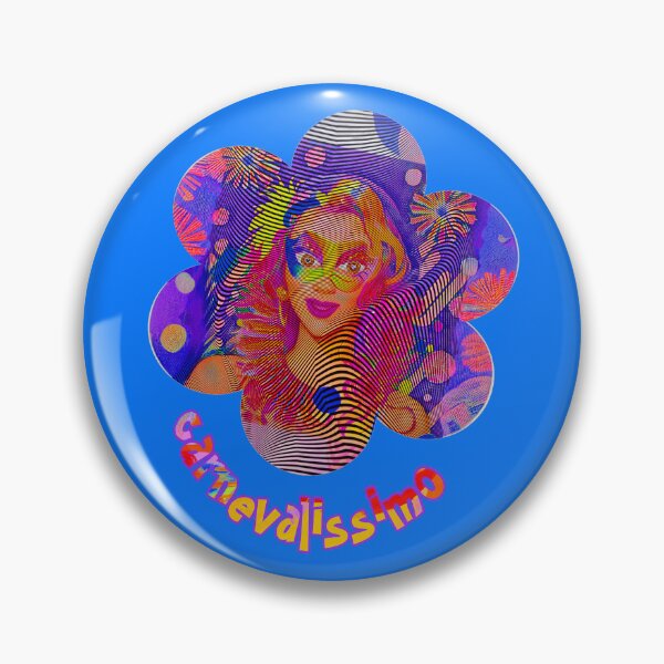 Item preview, Carnevalissimo blue - we celebrate Shrovetide, Mardi Gras, Carnival, loud and colorful designed and sold by kikidu21.