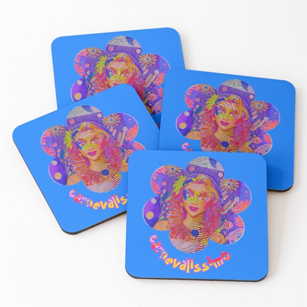 Item preview, Carnevalissimo blue - we celebrate Shrovetide, Mardi Gras, Carnival, loud and colorful designed and sold by kikidu21.