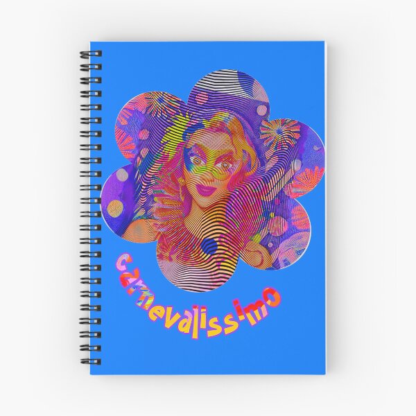 Item preview, Carnevalissimo blue - we celebrate Shrovetide, Mardi Gras, Carnival, loud and colorful designed and sold by kikidu21.
