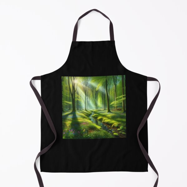 Item preview, Enchanting Forest Glade Spring Art designed and sold by BestArtByArvind.