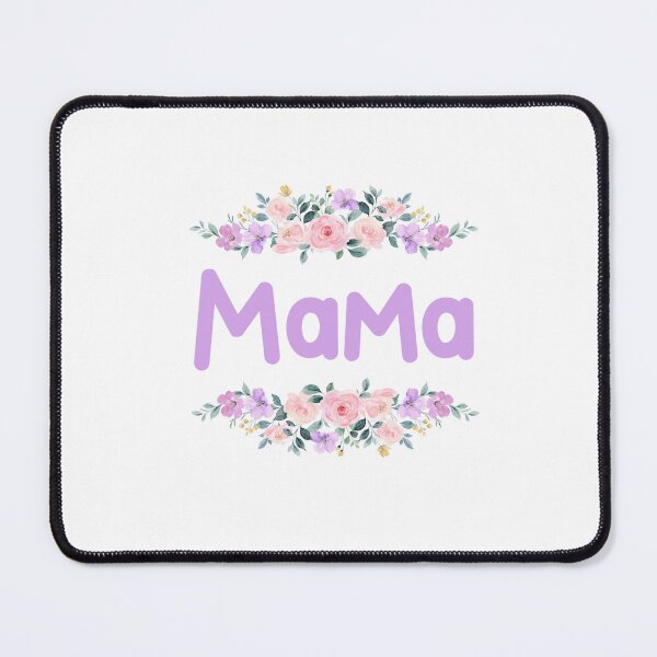 Item preview, Purple Flower Mama Name Label designed and sold by NormadWorld.