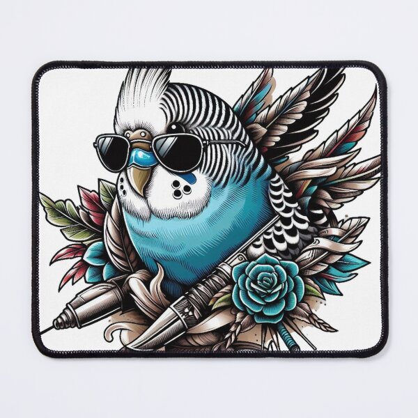 Item preview, cool budgerigar designed and sold by Greydate.