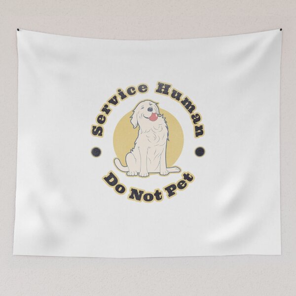 Item preview, Service Human Do Not Pet Dog designed and sold by Ktpier.