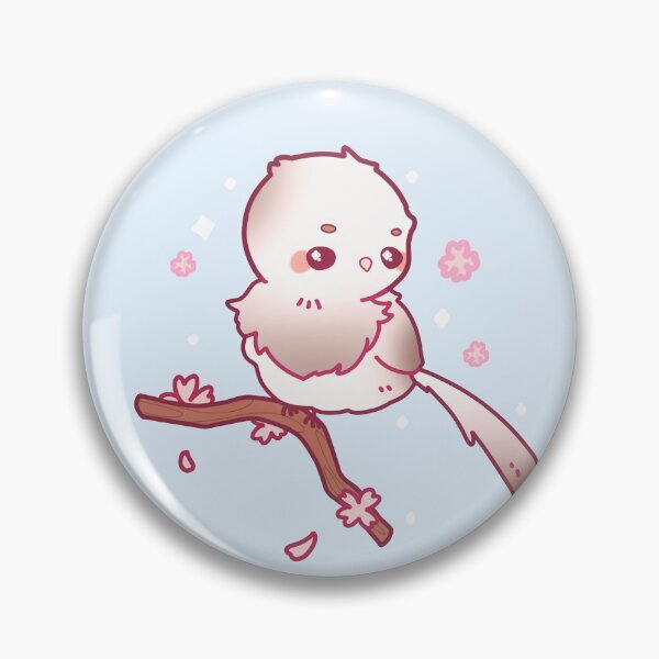Item preview, Chibi Bird Blossom Art Print designed and sold by Unmeiartist.