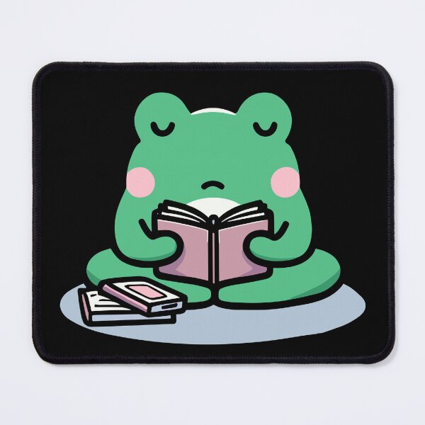 Item preview, Cute Frog Reading designed and sold by BluRockDesigns.