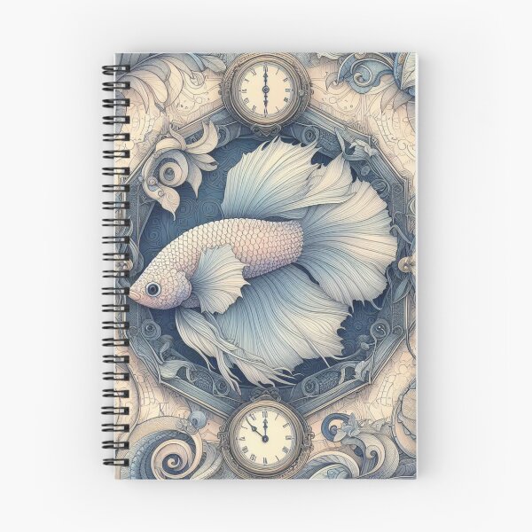 Item preview, Opal Betta Fish Baroque Style betta Pet designed and sold by CoffeeIsATrip.