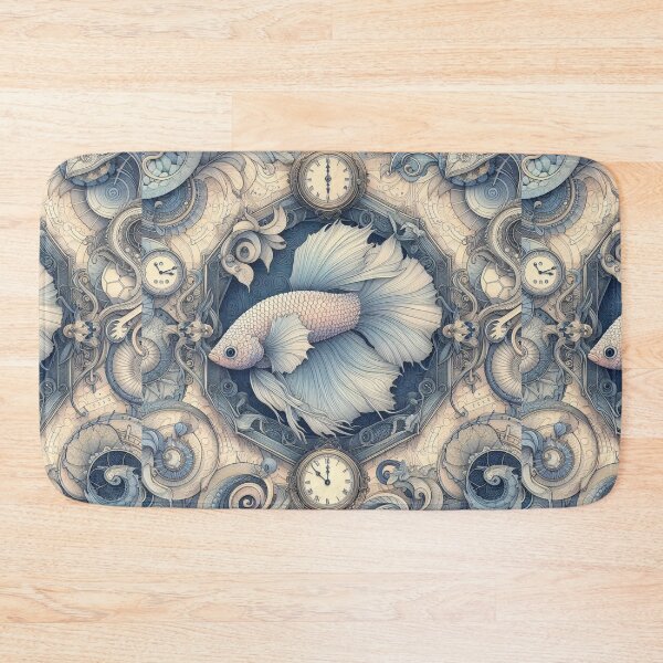Item preview, Opal Betta Fish Baroque Style betta Pet designed and sold by CoffeeIsATrip.
