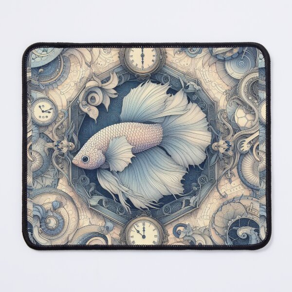 Item preview, Opal Betta Fish Baroque Style betta Pet designed and sold by CoffeeIsATrip.