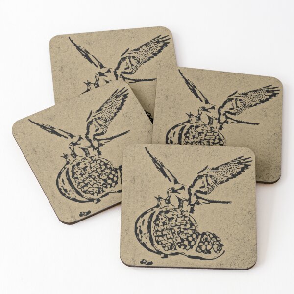 Item preview, Charcoal Pomegranate and Falcon designed and sold by RMH23.