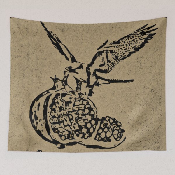 Item preview, Charcoal Pomegranate and Falcon designed and sold by RMH23.