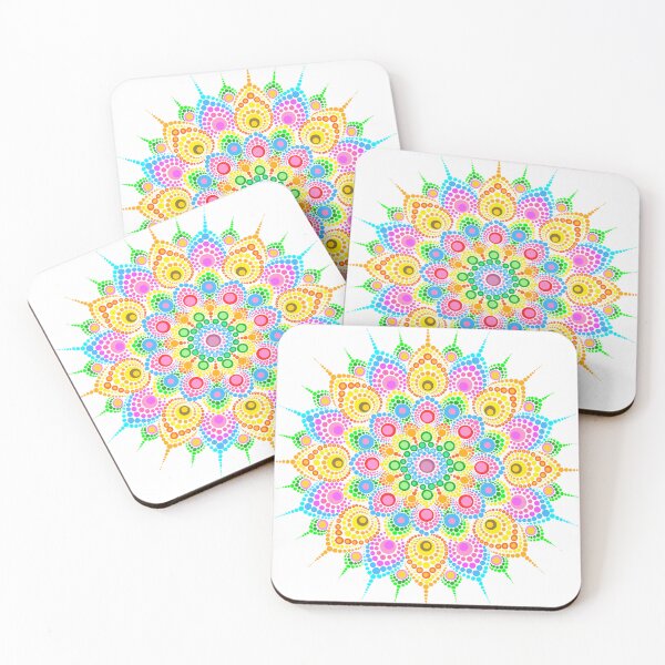 Item preview, Mandala circular vibrante designed and sold by milesslick.