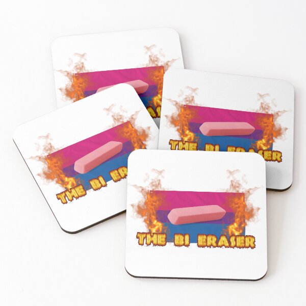 Item preview, THE BI ERASER (FIRE EMOJI FIRE EMOJI FIRE EMOJI) designed and sold by ljh0422.