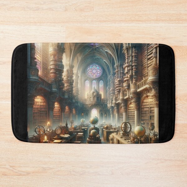 Item preview, Ancient Mystical Library Art designed and sold by BestArtByArvind.