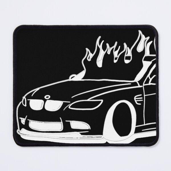 Item preview, Burning Race Car Black designed and sold by MonkiFlipp.