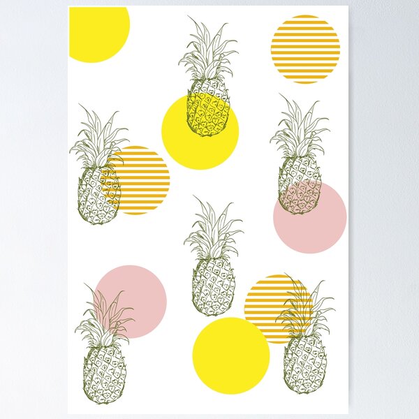 Sale Pink Posters Redbubble Yellow And | for