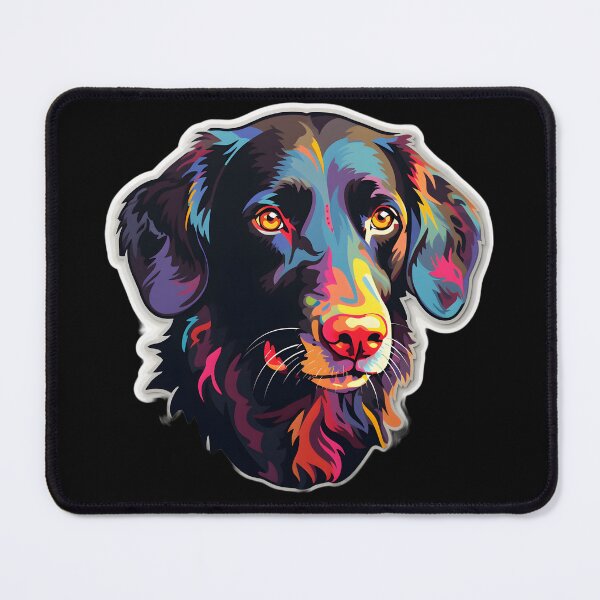 Item preview, Curly-coated Retriever in WPAP style designed and sold by CUTEDOGGIEZ.