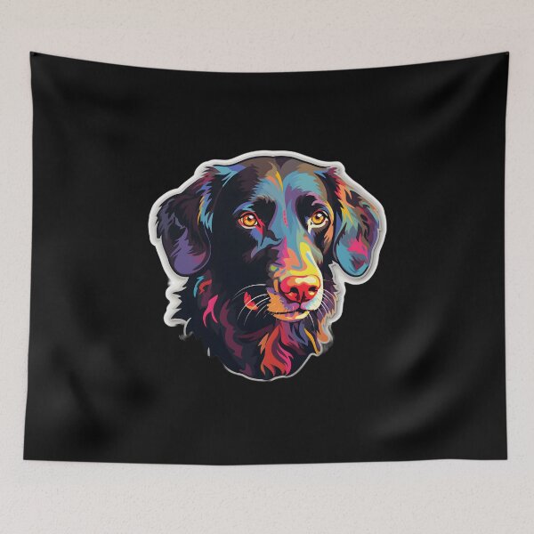 Item preview, Curly-coated Retriever in WPAP style designed and sold by CUTEDOGGIEZ.