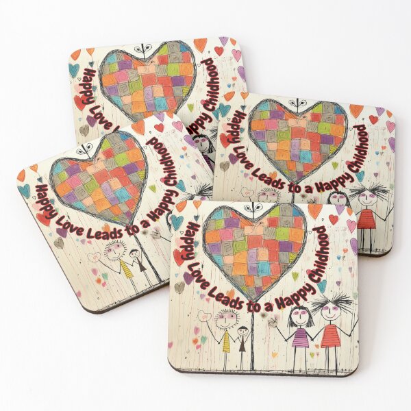 Item preview, Happy Love Leads to a Happy Childhood designed and sold by mirciashop.