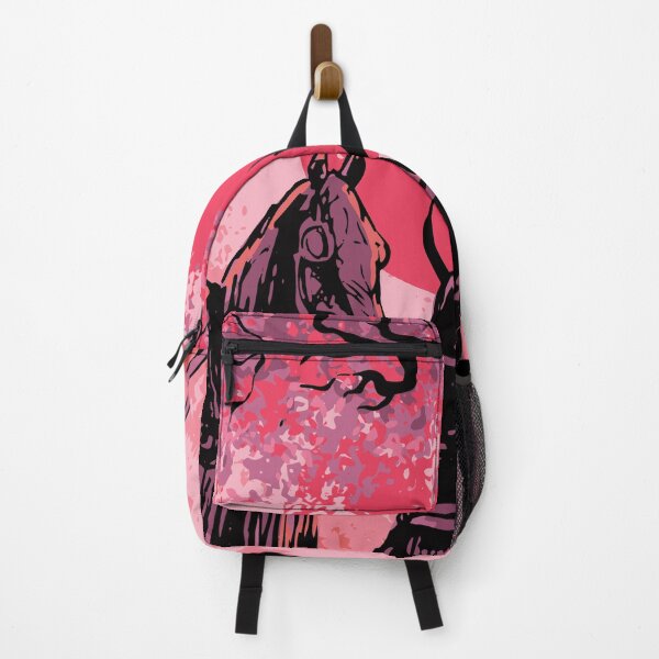 Item preview, Samurai Red Moon Outfit Illustration Design Japan designed and sold by DrawHandArt.