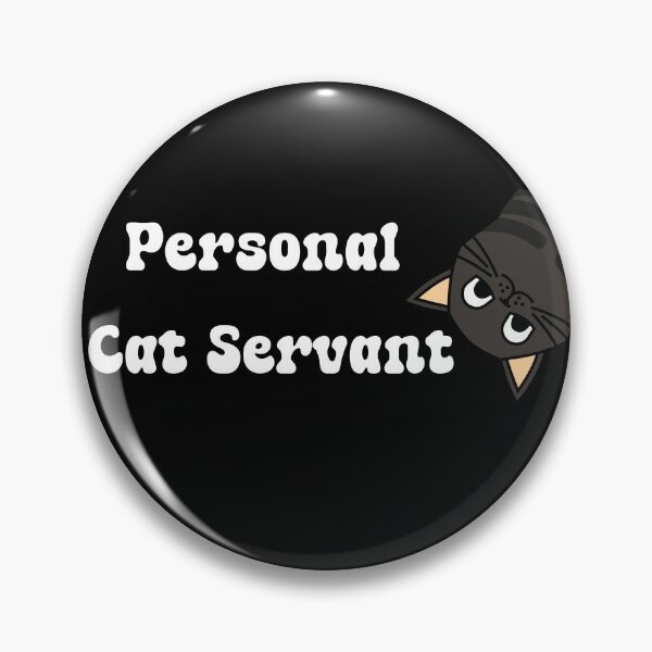 Item preview, Funny Black Cat Personal Servant  designed and sold by ArtFromBeyond.