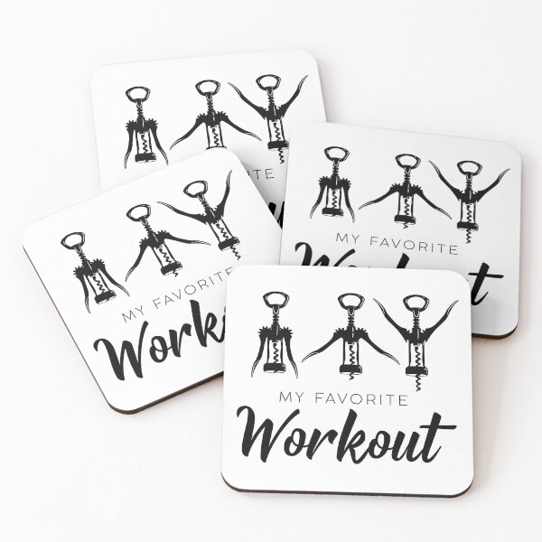 Item preview, My Favorite Workout Bundle, Funny Wine Saying, Funny Wine, Wine Lover Gift, Wine Workout Shirt, Wine Saying, Corkscrew Svg, Drinking, Sarcastic, Funny Mom, Funny Dad designed and sold by camelsvg.