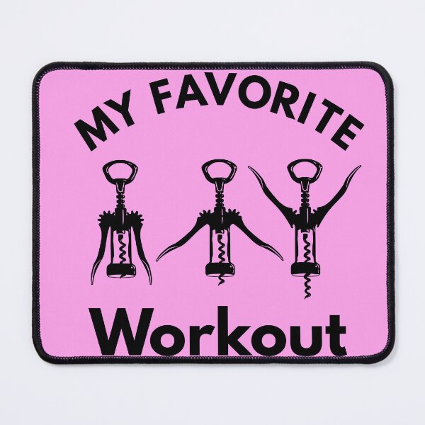 Item preview, My Favorite Workout Bundle, Funny Wine Saying, Funny Wine, Wine Lover Gift, Wine Workout Shirt, Wine Saying, Corkscrew Svg, Drinking, Sarcastic, Funny Mom, Funny Dad designed and sold by camelsvg.