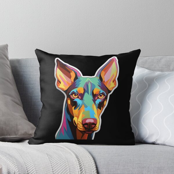 Item preview, Doberman Pinscher in WPAP style designed and sold by CUTEDOGGIEZ.