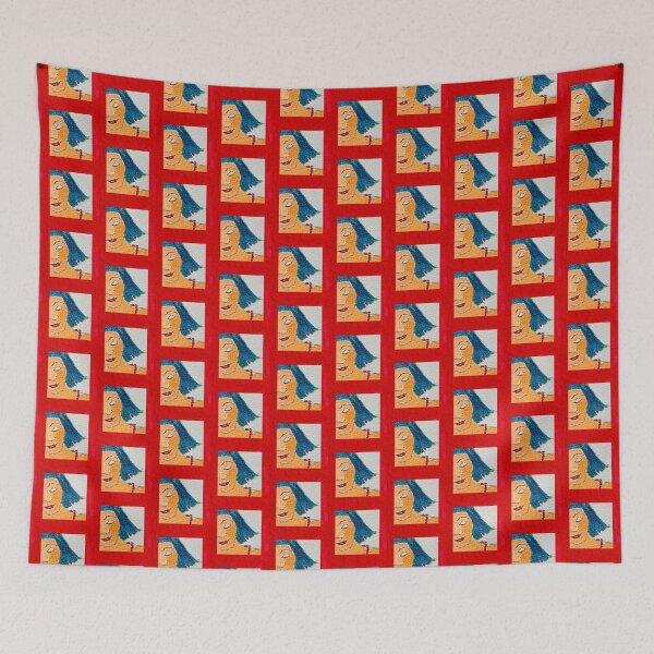 Item preview, Blue-Haired Beauty designed and sold by phylliswalter.