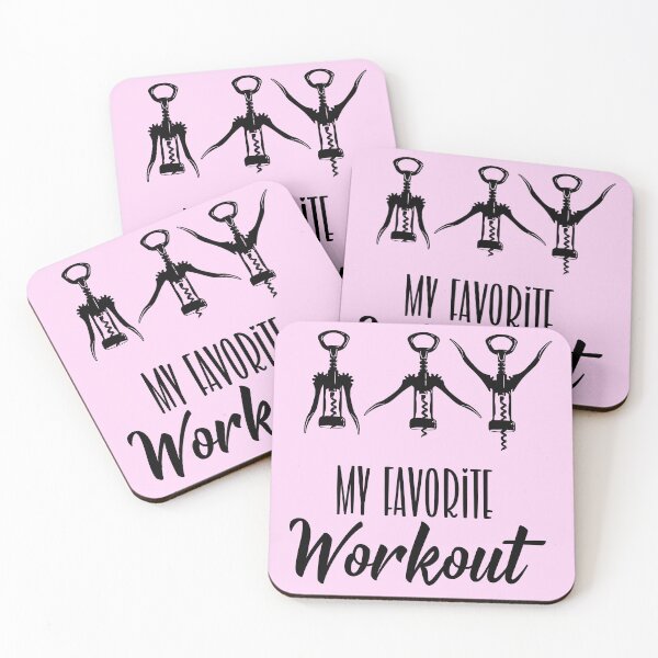 Item preview, My Favorite Workout, Funny Wine Saying, Funny Wine, Wine Lover Gift, Wine Workout Shirt, Wine Saying, Corkscrew Svg, Drinking, Sarcastic, Funny Mom, Funny Dad designed and sold by camelsvg.