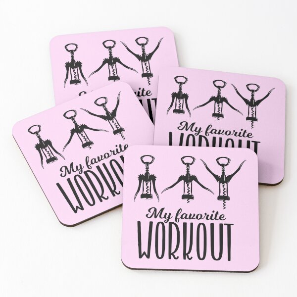 Item preview, My Favorite Workout, Funny Wine Saying, Funny Wine, Wine Lover Gift, Wine Workout Shirt, Wine Saying, Corkscrew Svg, Drinking, Sarcastic, Funny Mom, Funny Dad designed and sold by camelsvg.