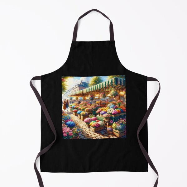 Item preview, Vibrant Flower Market Sunny Day Art designed and sold by BestArtByArvind.