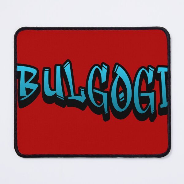 Item preview, Bulgogi, korean bbq, Korean food, k-food, asian food, graffiti design text designed and sold by Dahlann.